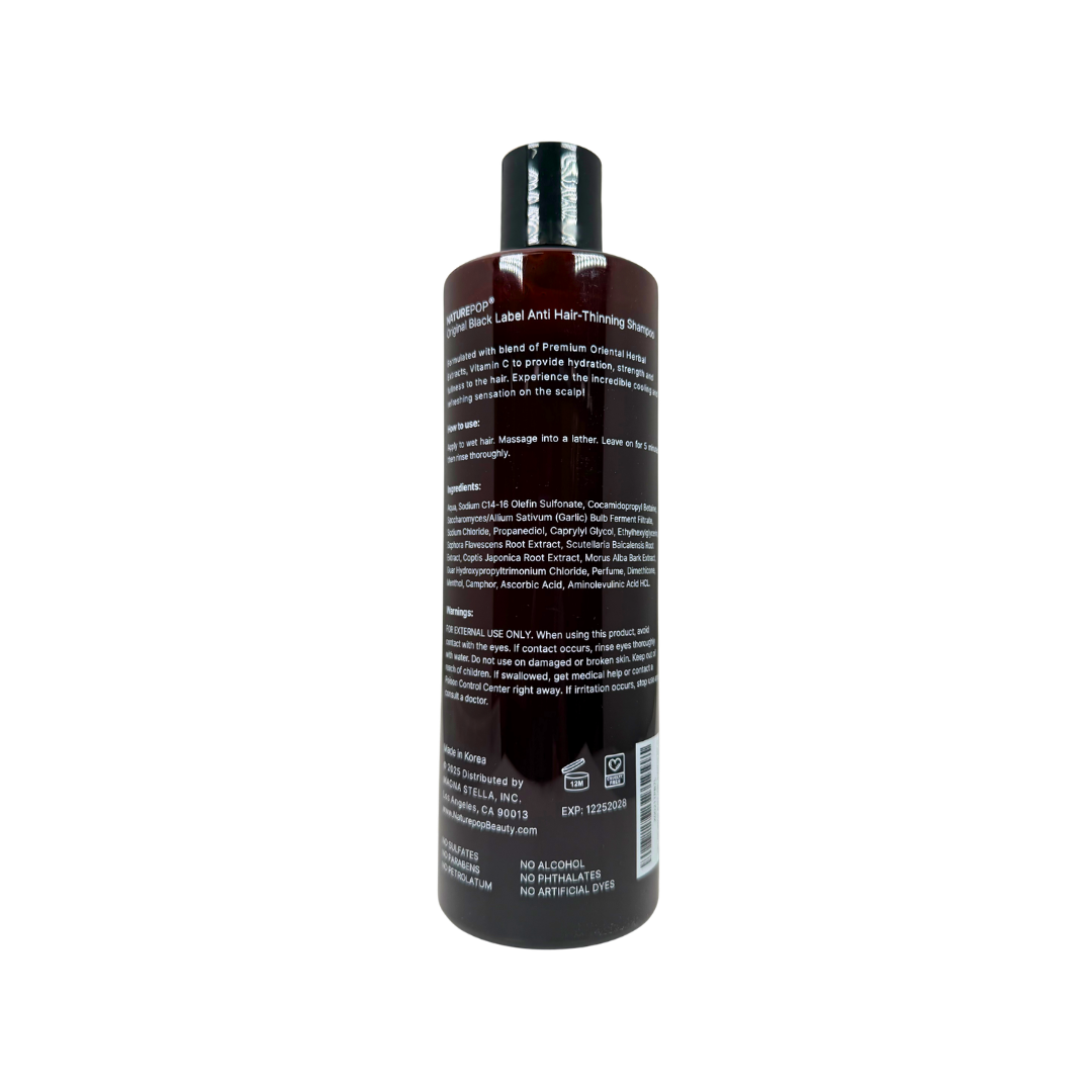 NATUREPOP Premium Black Garlic Shampoo - 16.9 fl oz/ 500 mL